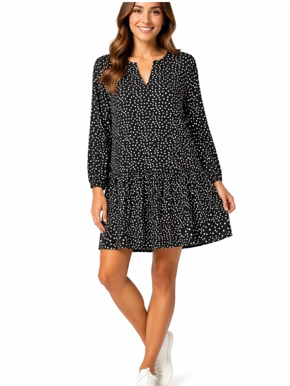 Banana Republic Factory
Banana Republic Black and White Polka-dot Long Sleeve M